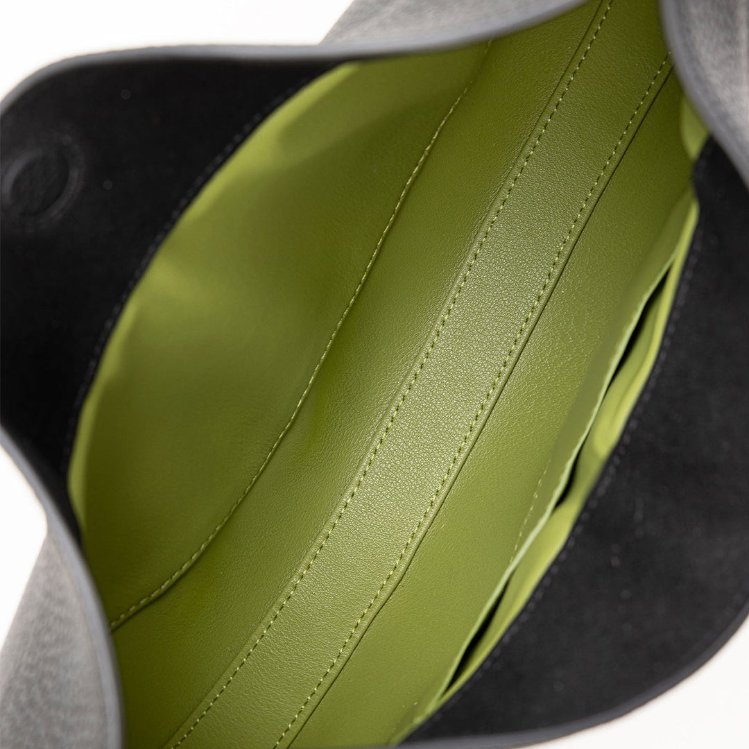 Full Grain Leather Daily Bag with Microfibre Lining, Adjustable Strap and Four Way Carry Options