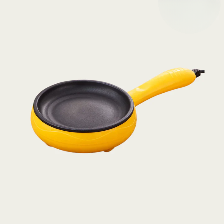 Electric Mini Frying Pan Non Stick Small Egg and Bacon Cooker with Automatic Shut Off Safety