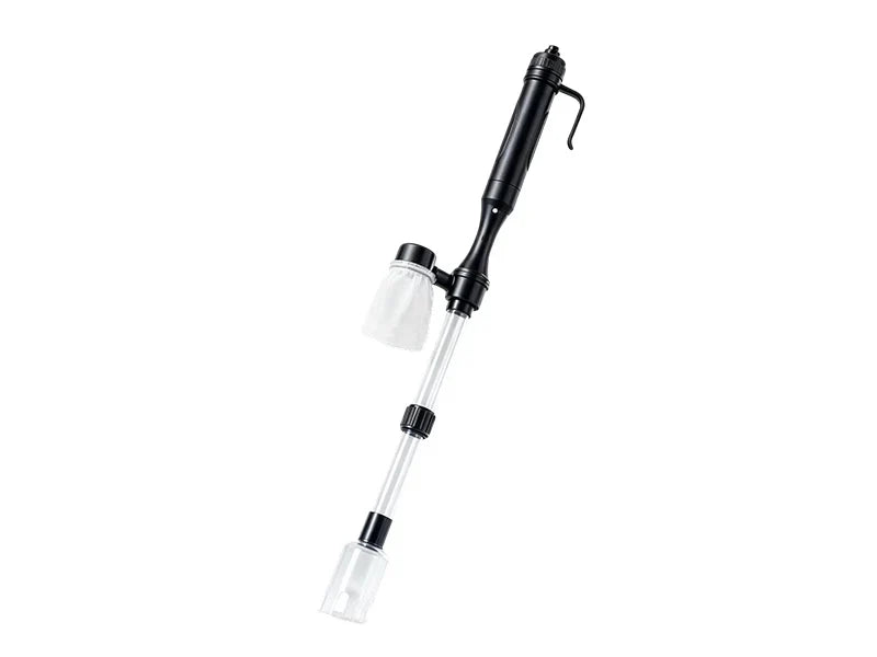 Battery-Powered Electric Aquarium Gravel Cleaner with Suction Pump and Filter Bag
