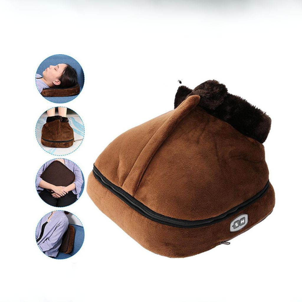 Heated Foot Massager Slippers