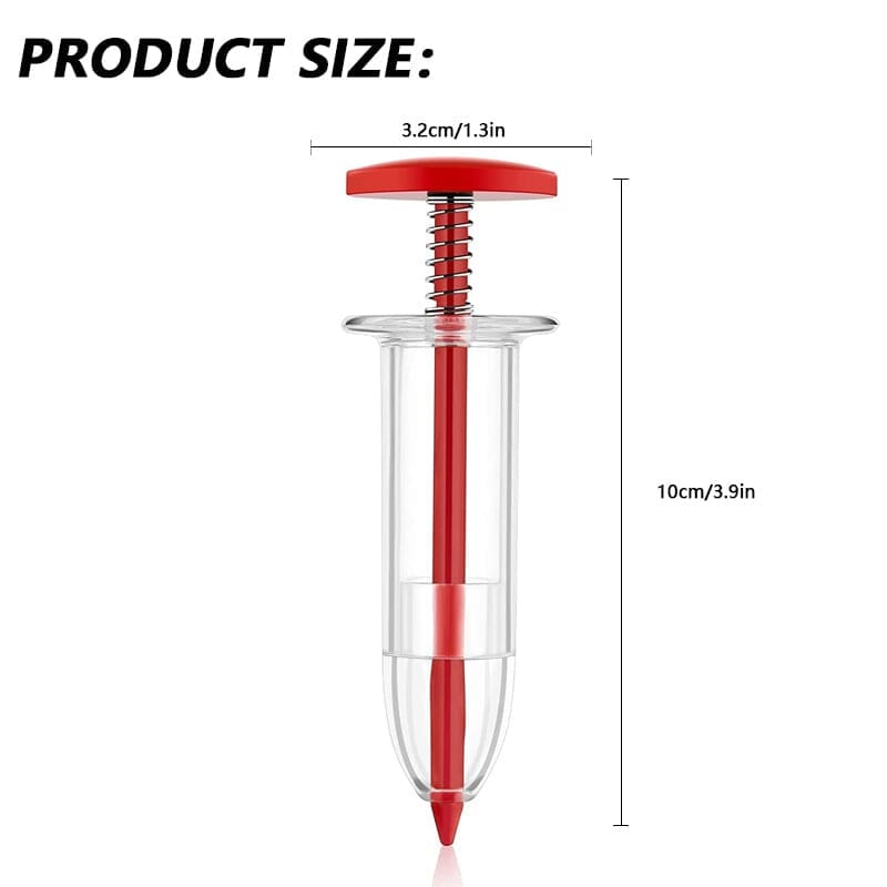 Ergonomic Plant Seed Injector for Precise Sowing in Garden and Raised Beds, Set of Two
