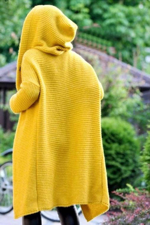 Womens Long Cardigan Open Front Casual Layering Cardigan in Green Gray Beige Yellow Sizes S to 5XL