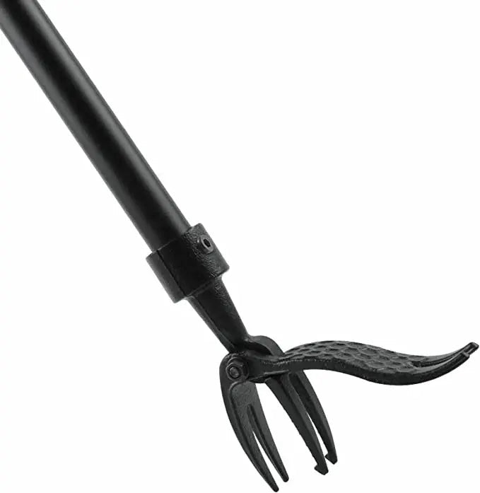 Alloy Weed Puller with Foot Lever and Four-Claw Root Extractor for Chemical-Free Weeding
