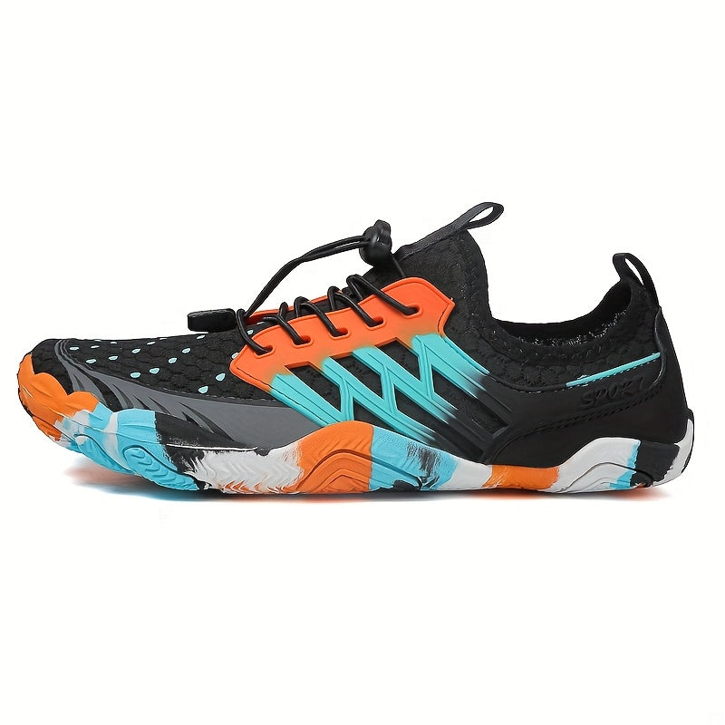 Quick Dry Water Shoes with Grippy Rubber Sole and Breathable Upper for Beach, River and Hiking