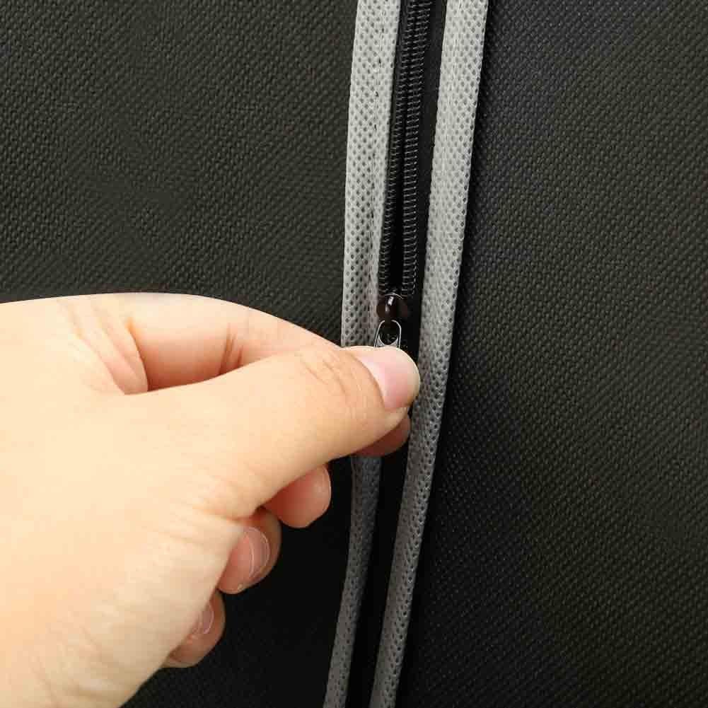 10-Pack Garment Storage Covers with Clear Window for Closet Wardrobe Protection Kit