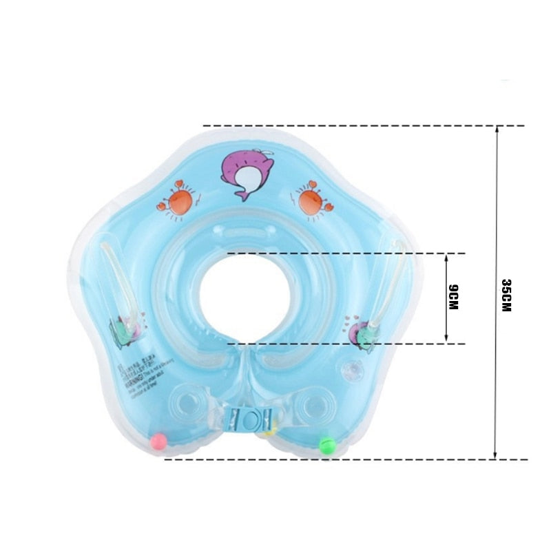 Infant Swim Neck Float for Baby with Ergonomic Chin Rest, Ages 1 to 24 Months Old