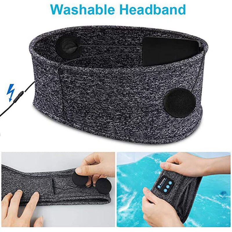 Cozy Band Sleep Headphones with Bluetooth Connectivity and 12-Hour Battery Charge