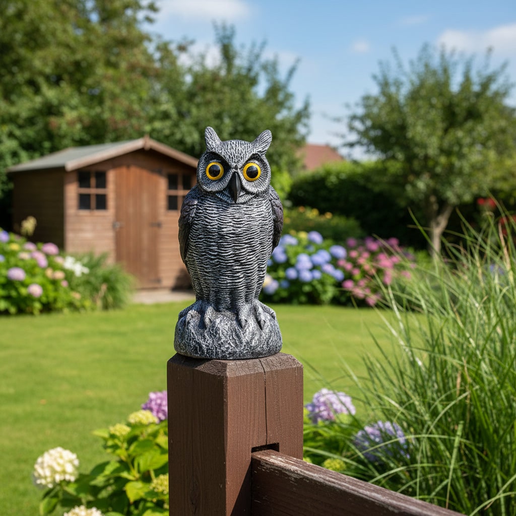 Realistic Owl Garden Statue