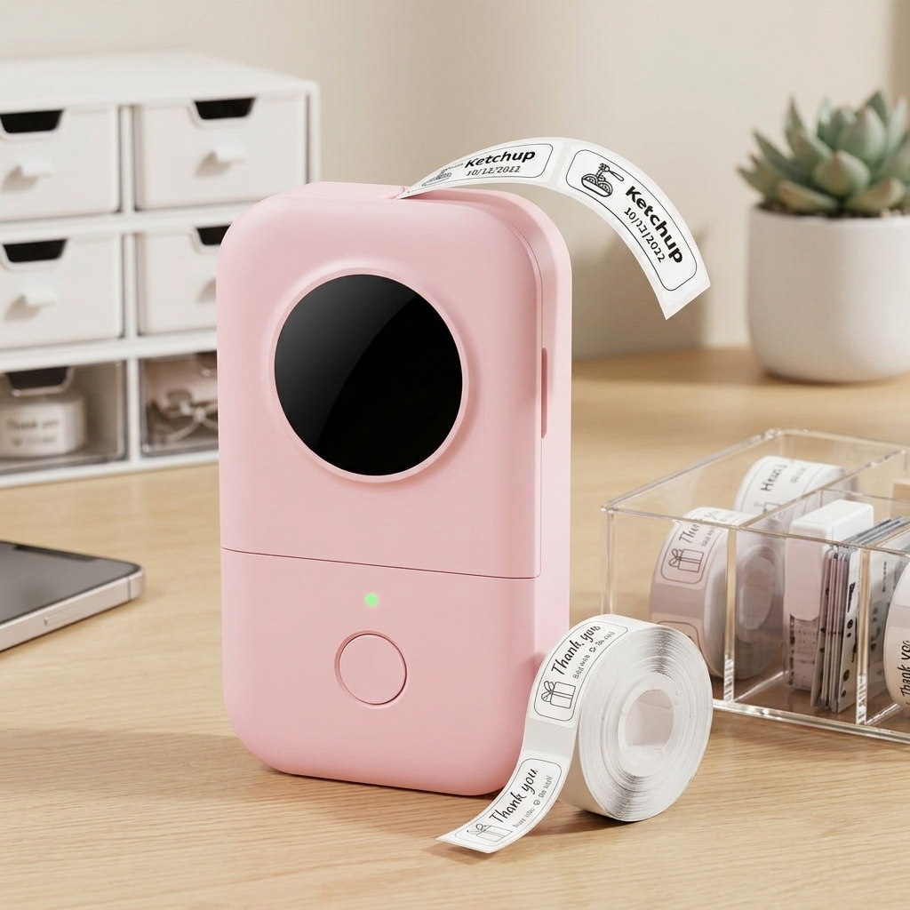 Label Maker - Pink lifestyle