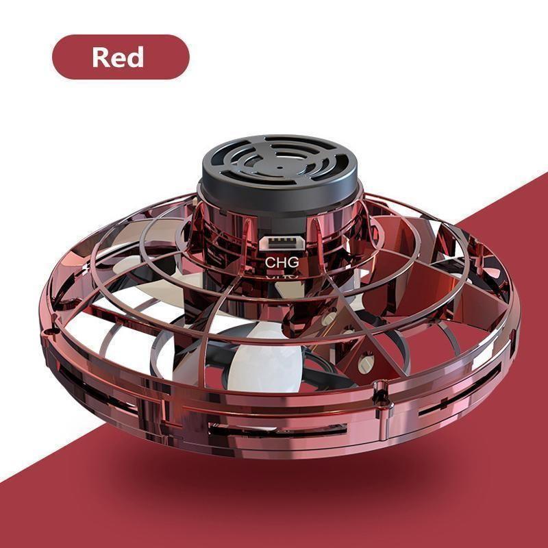 Hand-Controlled Flying Ball Toy - Mini Hover Drone with LED Light, Rechargeable, Indoor Play