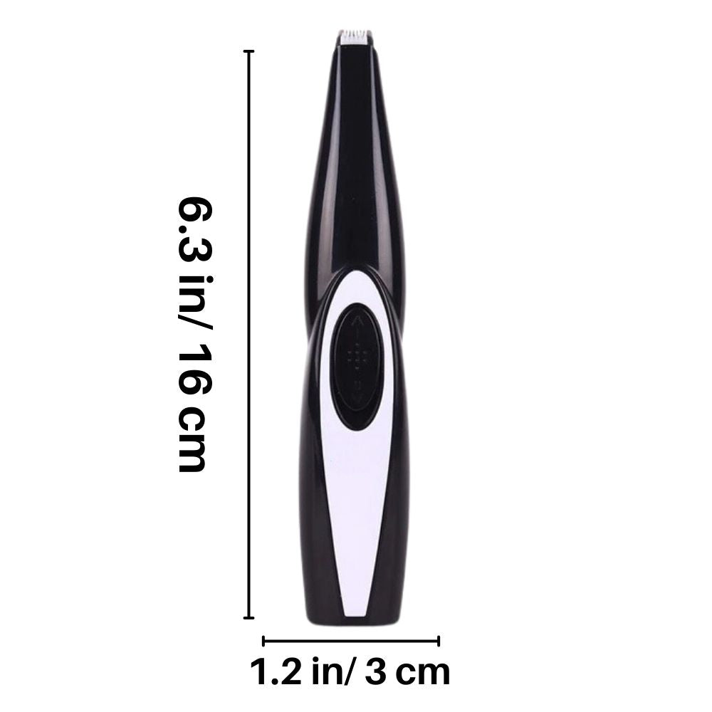 PerfectTrim Silent Precision Pet Trimmer with Safety Blade and Ergonomic Grip for Dogs and Cats