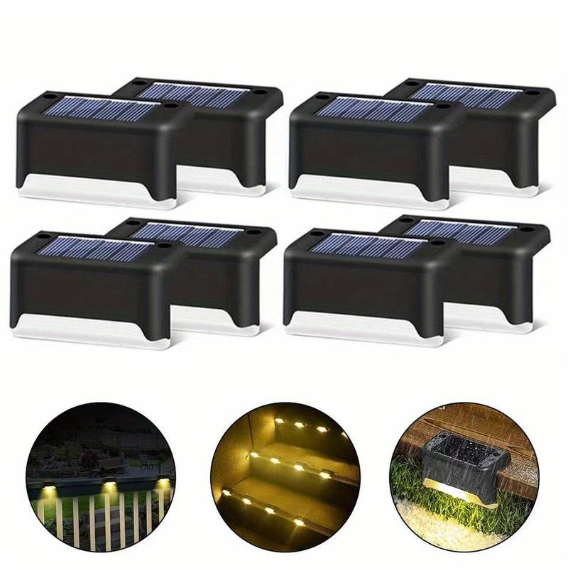 Solar Powered LED Wall Lights - Wireless, Weatherproof Outdoor Garden & Patio Lighting