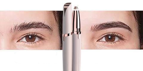 Painless Eyebrow Epilator PRO with Gold-Plated Head for Face, Chin and Neck Hair