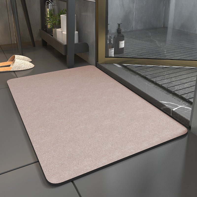 Absorbent Microfibre Bath Mat with Non Slip Backing, Quick Drying Soft Plush Bathroom Rug, Washable