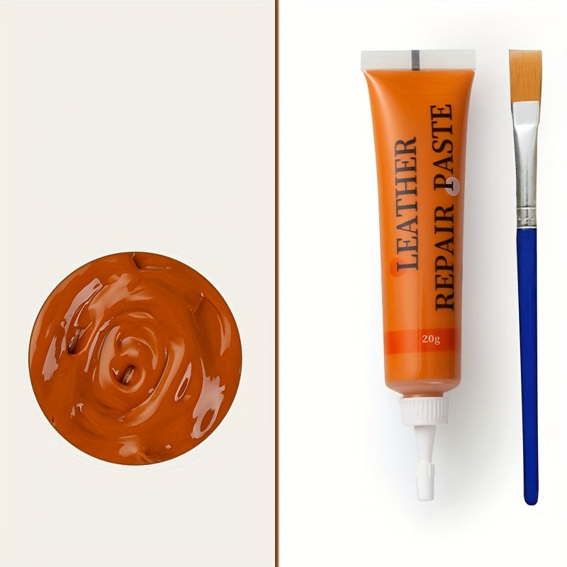 Leather Repair Kit for Furniture, Car Seats and Upholstery, DIY Colour Restoration Set for Scuffs