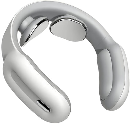 Pulse and Heat Neck Massager with Remote Control Fifteen Intensity Levels Cordless Portable