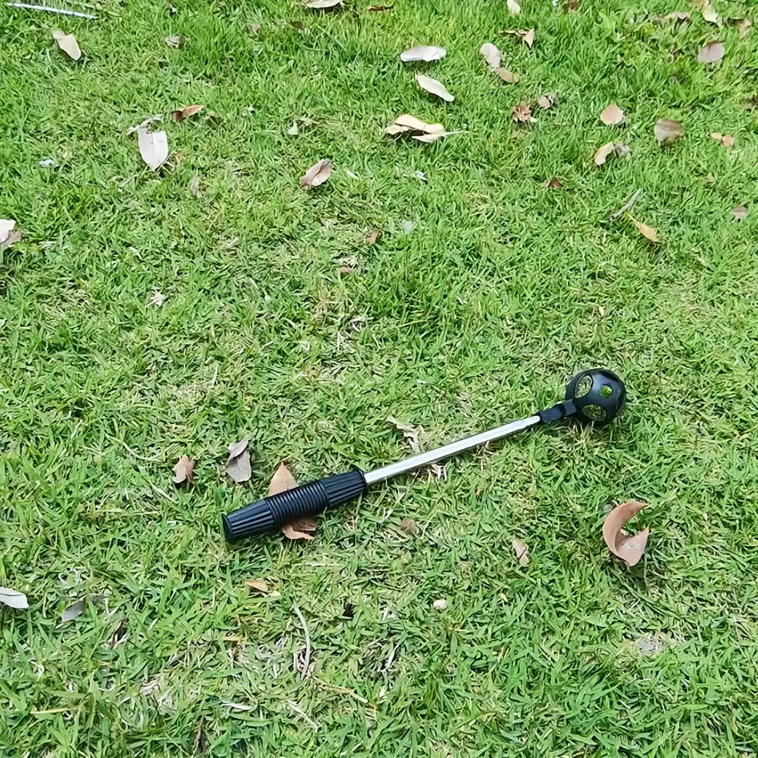 Telescopic Golf Ball Retriever in Stainless Steel with Ball Catching Head, Extendable Pick Up Tool
