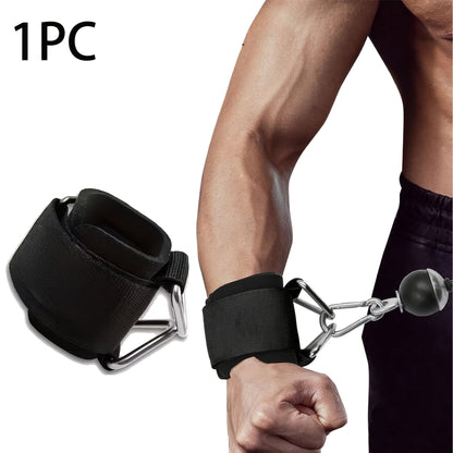 Adjustable Anti Slip Weight Lifting Wrist Straps in Durable Nylon for Deadlifts, Rows and Pull Ups