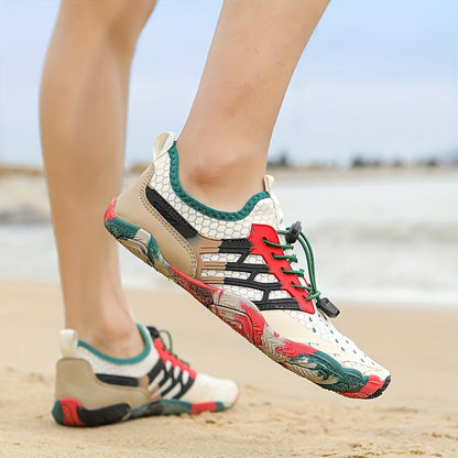 Quick Dry Water Shoes with Grippy Rubber Sole and Breathable Upper for Beach, River and Hiking