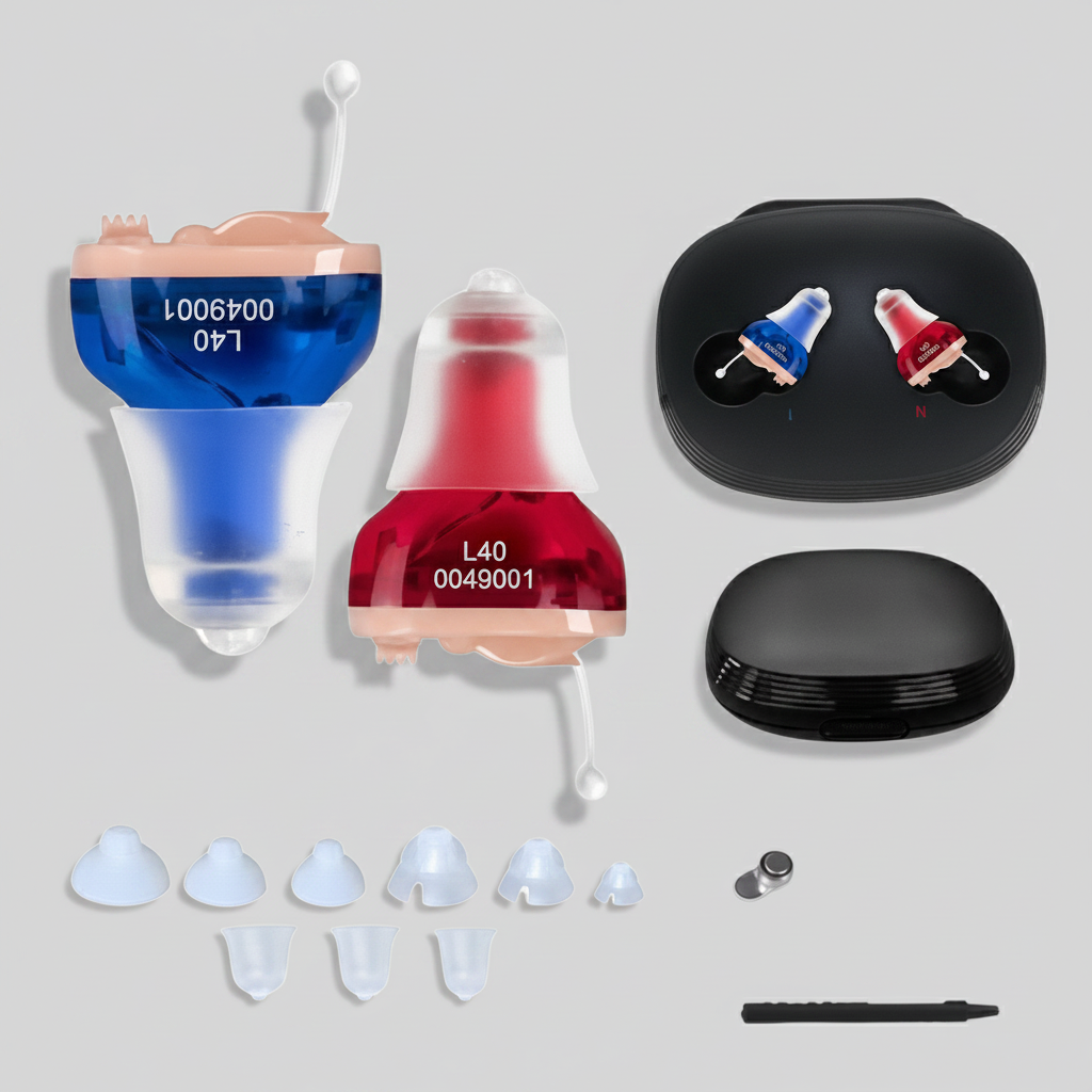Rechargeable In Ear Sound Amplifier Earbuds, Discreet Low Profile Listening Aid for Daily Use