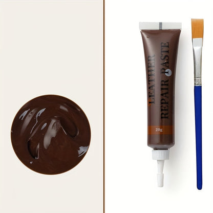 Leather Repair Kit for Furniture, Car Seats and Upholstery, DIY Colour Restoration Set for Scuffs