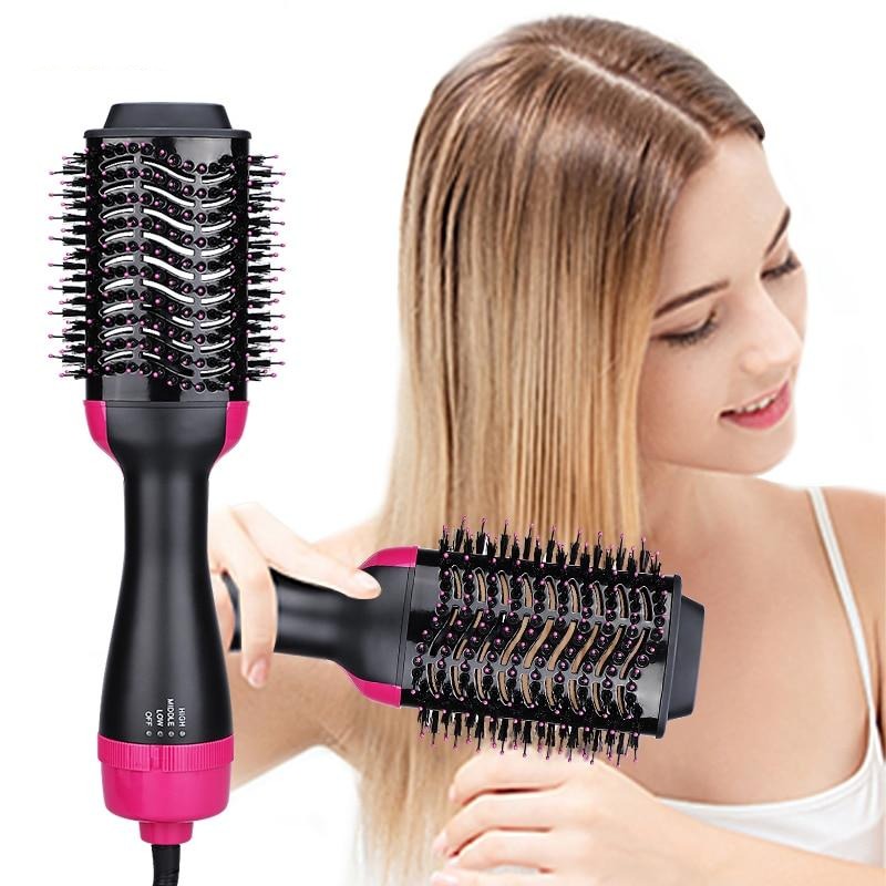 Multi-Function Hot Air Brush and Styler with Ionic Technology and Overheat Protection