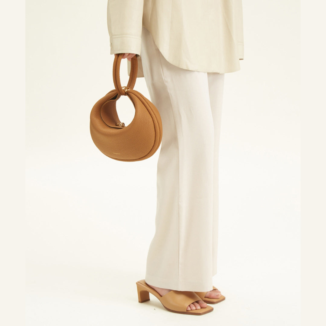 Full Grain Leather Daily Bag with Microfibre Lining, Adjustable Strap and Four Way Carry Options