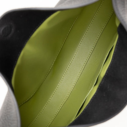 Full Grain Leather Daily Bag with Microfibre Lining, Adjustable Strap and Four Way Carry Options