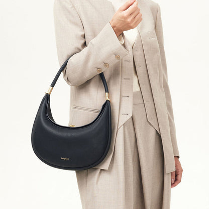 Full Grain Leather Daily Bag with Microfibre Lining, Adjustable Strap and Four Way Carry Options