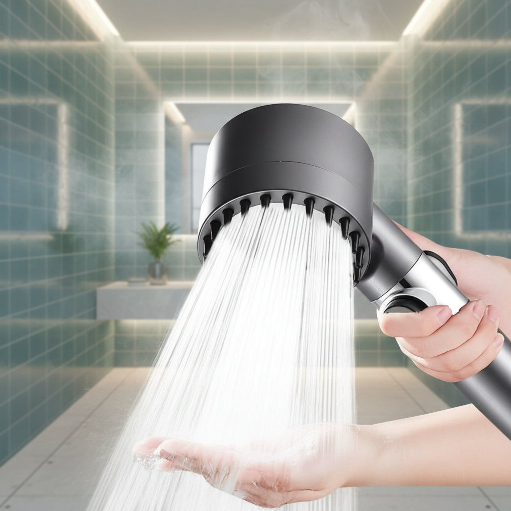 FLOWMAXX High Pressure Shower Head with 9-Stage Water Filtration Purifying System