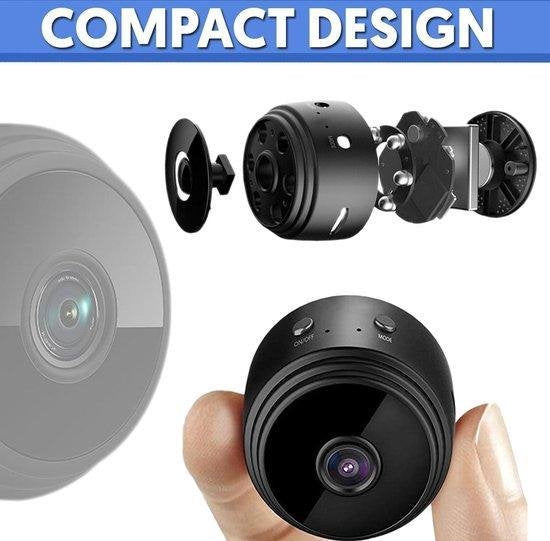 Compact Wireless Mini Security Camera with Motion Detection for Home Use Monitoring