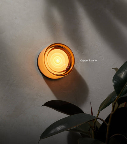 Modern LED Wall Sconce with Frosted Tempered Glass Shade, Touch Switch and Swing Arm, IP65 Rated