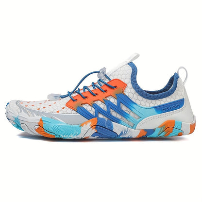 Quick Dry Water Shoes with Grippy Rubber Sole and Breathable Upper for Beach, River and Hiking