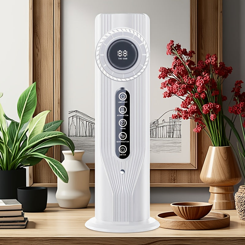 USB Portable Cooling Fan with Humidifier, 6 Speed Quiet Desk Air Cooler with 6 Hour Timer for Home