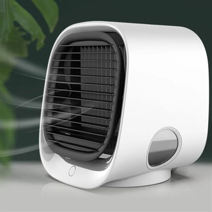 2-in-1 USB Desk Fan & Humidifier with Built-In LED Night Light & Auto Shut-Off Safety