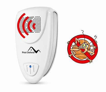 Ultrasonic Bed Bug and Insect Repeller, Chemical Free Quiet Pest Deterrent for Bedrooms and the Home