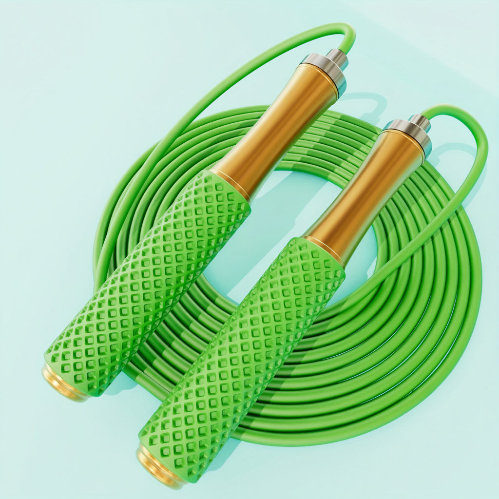 Adjustable Jump Rope with Foam Grip Handles and Durable PVC Cable for Cardio, Boxing and Fitness