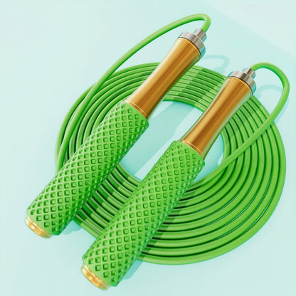 Adjustable Jump Rope with Foam Grip Handles and Durable PVC Cable for Cardio, Boxing and Fitness