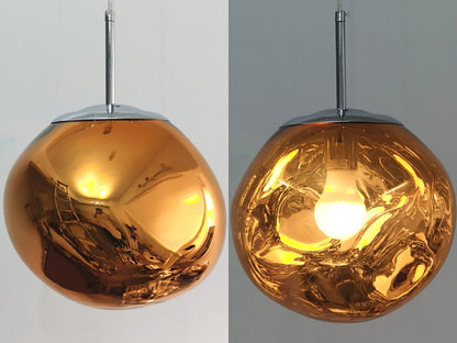 Modern LED Pendant Light in Metal and PVC, Minimalist Ceiling Light for Kitchens and Dining Rooms