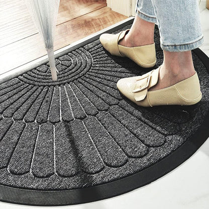 Non-Slip Semi-Circular Door Mat