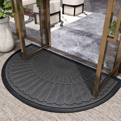 Non-Slip Semi-Circular Door Mat