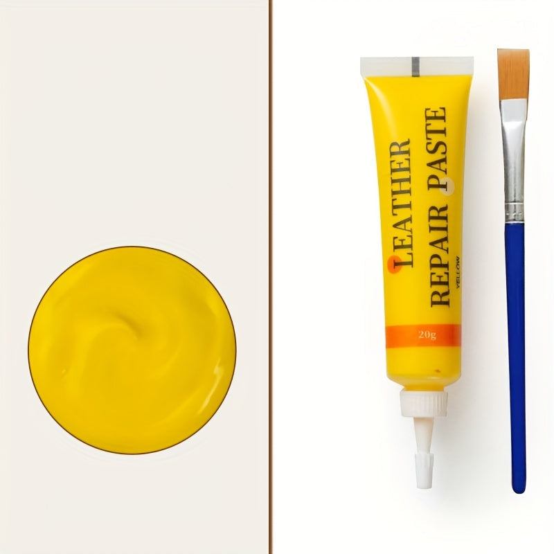 Leather Repair Kit for Furniture, Car Seats and Upholstery, DIY Colour Restoration Set for Scuffs