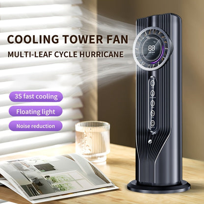 USB Portable Cooling Fan with Humidifier, 6 Speed Quiet Desk Air Cooler with 6 Hour Timer for Home