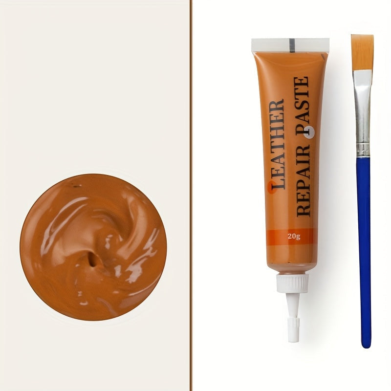 Leather Repair Kit for Furniture, Car Seats and Upholstery, DIY Colour Restoration Set for Scuffs