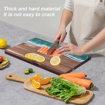 Wave Resin Acacia Cutting Board