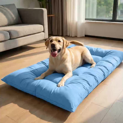 Extra Large Cooling Sofa Pet Bed with Non Slip Base and Plush Cushioning for Dogs and Cats in Summer