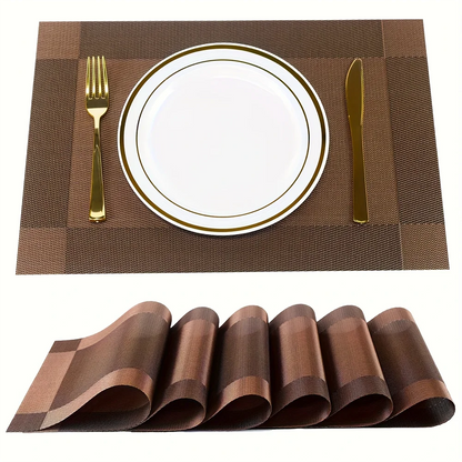 Heat-Resistant PVC Placemats