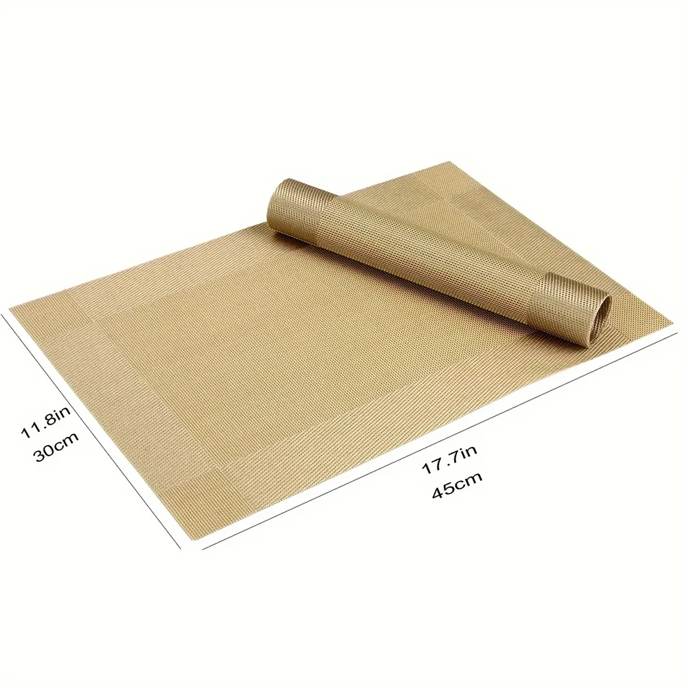 Heat-Resistant PVC Placemats
