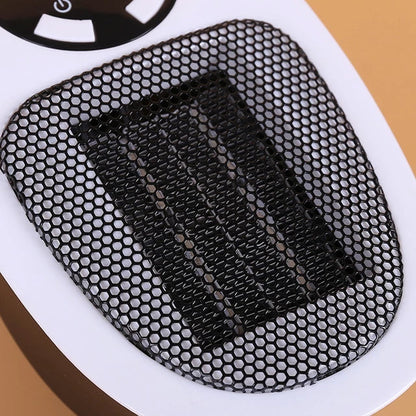 Mini Plug In Personal Space Heater 500W with Remote Control LED Display and Timer High and Low Modes