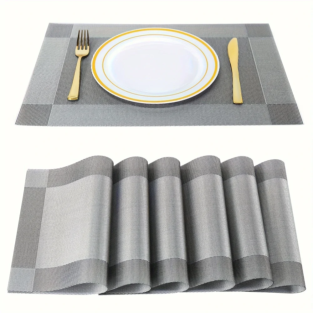 Heat-Resistant PVC Placemats